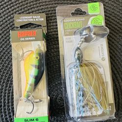 Rapala OG Slim 6 and Googan Squad Clickbait Vibrating Jig