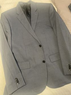 Mens Suit : Blue Slim Fit Jacket 48/pant 38