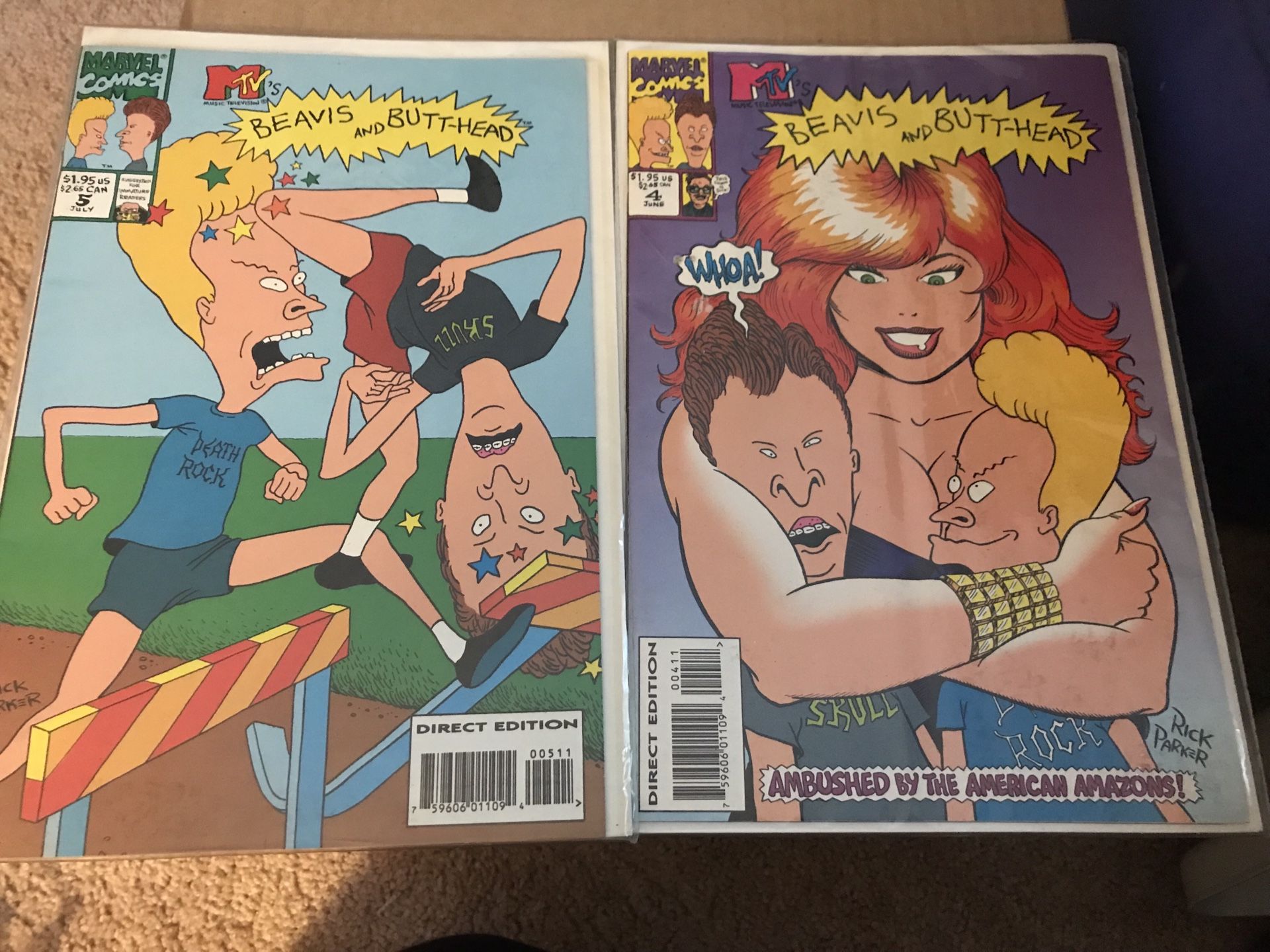 12 beavis And butthead marvel comic books