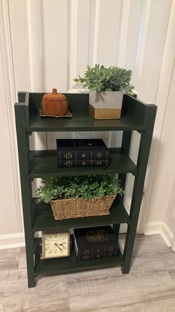 Dark Green Bookcase