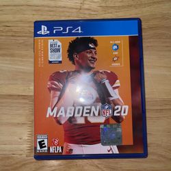 Ps4 Madden 20 