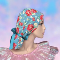 Ponytail Surgical Cap, Scrub Cap, Nurse Hat