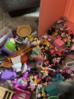 Lot Of Mickey Toys And Furniture 
