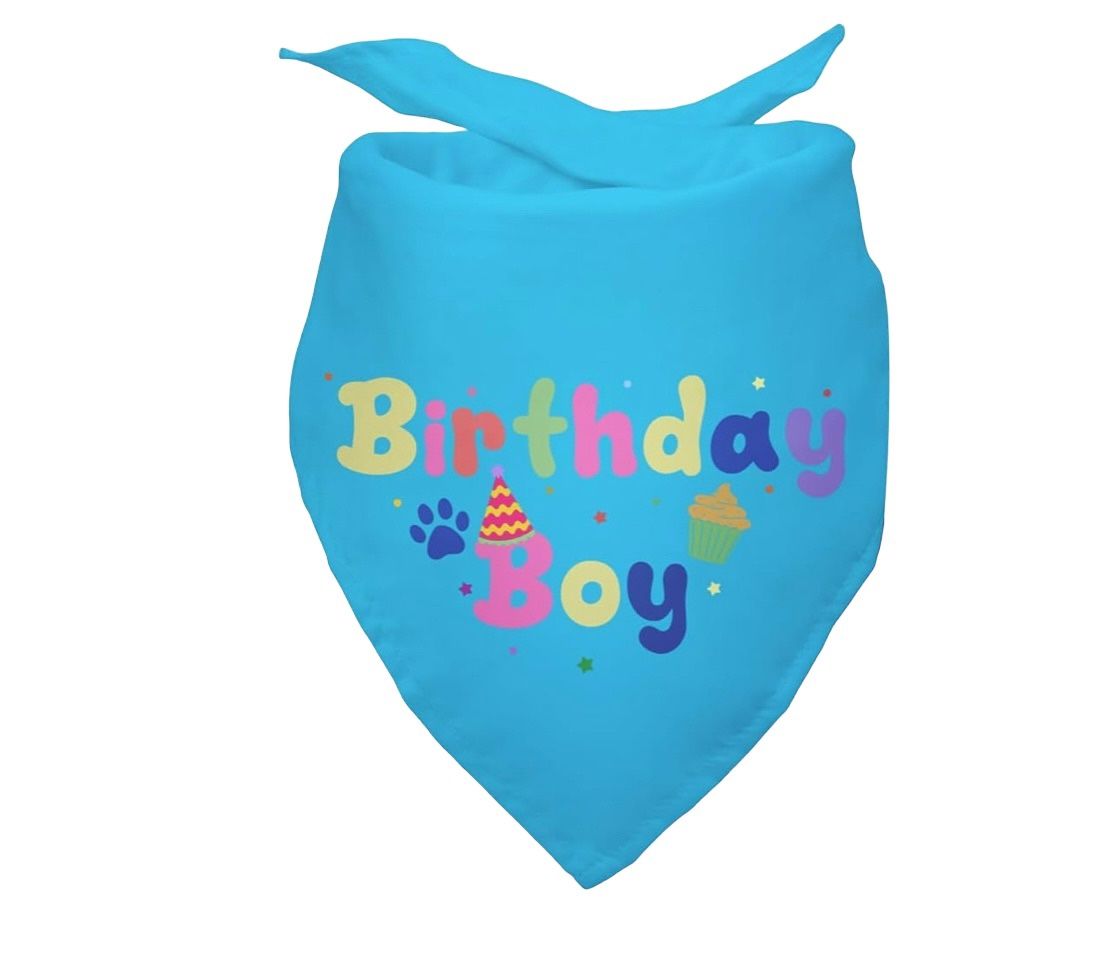 Pet Birthday Bandanna