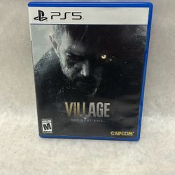 PS five Village resident evil game