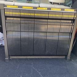 Karaoke Laserdisc Verticals Storage Holder Cabinet 50 Discs