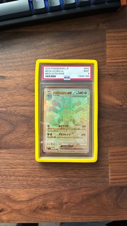 2025 POKEMON JAPANESE M1L-MEGA BRAVE #092 MEGA LUCARIO EX MEGA ULTRA RARE psa 9