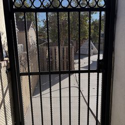 Wrought iron gate