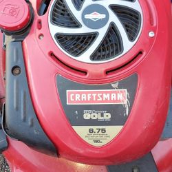 Craftsman gold 6.75 best sale self propelled lawn mower