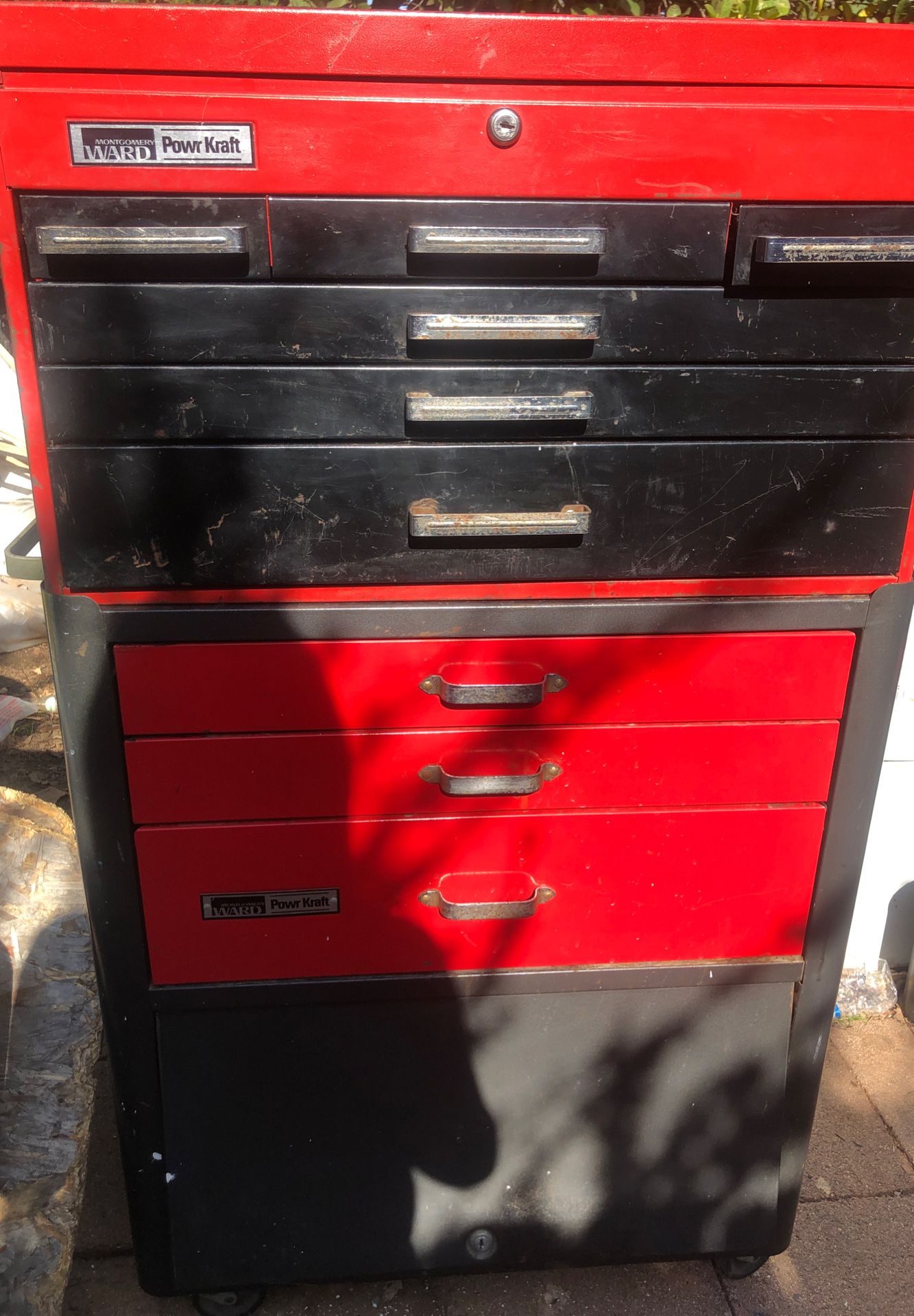 Montgomery Ward Powr Kraft Tool box