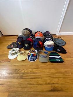 Hat LOT 100 Hats Caps Sports Brands Wholesale Bulk SnapBack Trucker Some Vintage