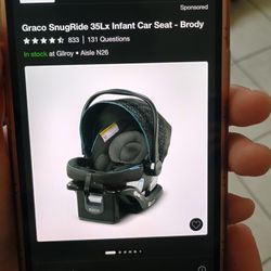 Graco Snugride 35Lx Infant Carseat
