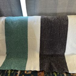 Handmade Crocheted Velvet Throw