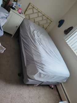 Twin Mattress and Bedframe