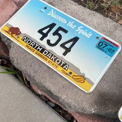 454 North Dakota Plates /454ss