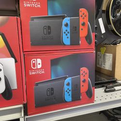 New Nintendo Switch Red And Blue New Sealed 