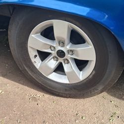 I'm selling a set of 4 rims  and good tires. 5x5.5  