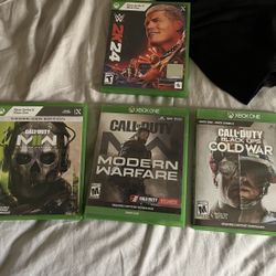 Xbox One Games Call Of Duty And WWE 2k24