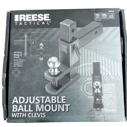 Reese adjustable ball hitch