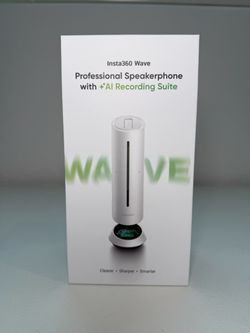 Insta360 Wave Professional AI  Powered Speakerphone