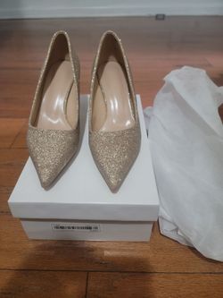 Golden heels size 37