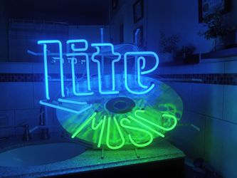 Miller Lite Music Neon Sign