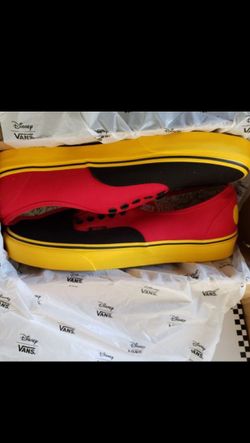Mickey Mouse Vans size 10.5