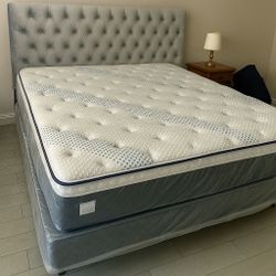 King Size Mattress Pillow Top 14” Inches  Excellent Comfort Also Available: Twin, Full, And Queen New From Factory With Its Plastic Same Day Delivery 