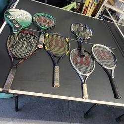 Tennis Rackets   $75 All 