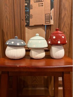 Mushroom Kitchen Canister