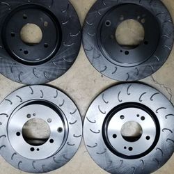 Charger Challenger Corvette Camaro Cobra Viper Audi BMW Mercedes NSX SUPRA EVO FRS BRZ Drill Slot Rotors Performance Pads