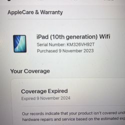 IPAD 10th Generation $200