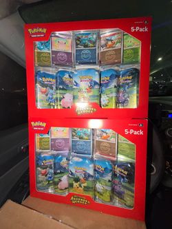 Pokémon Ascended Heroes Mini Tins 5 Pack English 2 Pack Sealed COSTCO