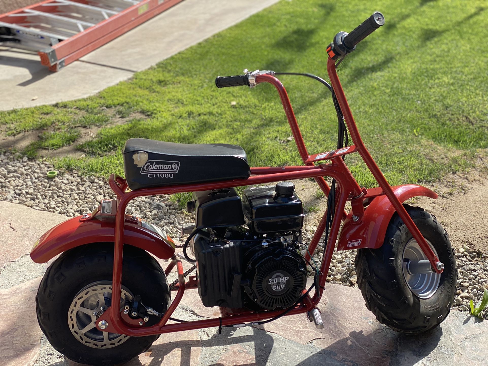 Coleman , CT100U , Red, Mini Bike for Sale in Bakersfield, CA OfferUp