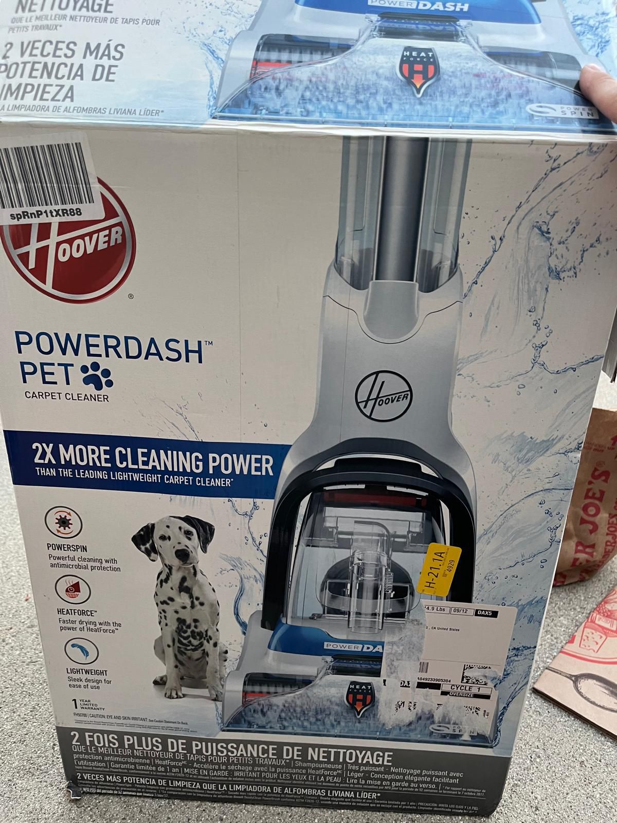 Vacuum cleaner / hoover powerdash pet carpet cleaner / pet vacuum