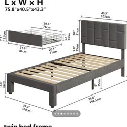Twin Bed, New