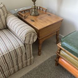 Solid wood, maple end table