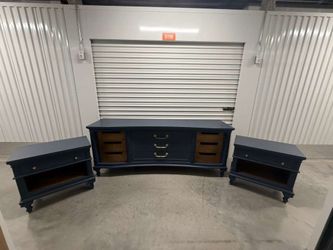 🚨Free Delivery NJ/NY Navy Blue Set of Bedroom