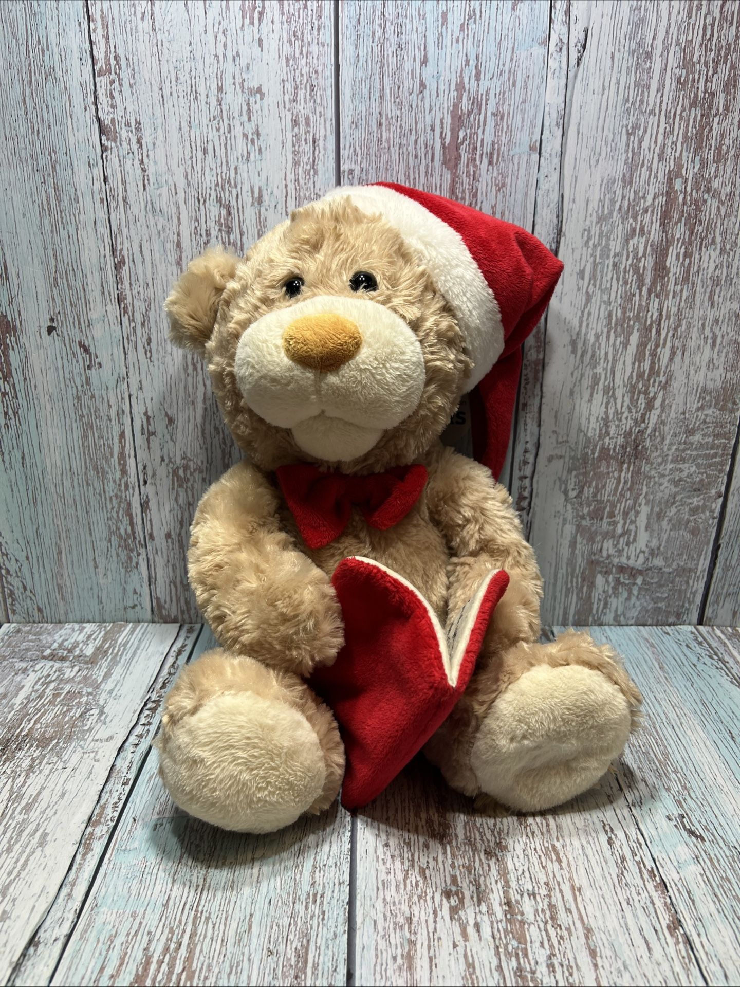 Sound N' Light Animated 'Twas the Night Before Christmas Storytelling Plush Bear