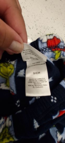 Grinch pajama pants size Small