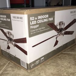 Ceiling Fan With Light Fixture - Flush Mount - New
