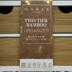 Two Tier Bamboo Organiser 🗂️ 