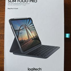 Logitech Slim Folio Pro for 11” iPad Pro