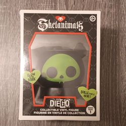 SkelAnimals Glow in the Dar collectable Diego series 1