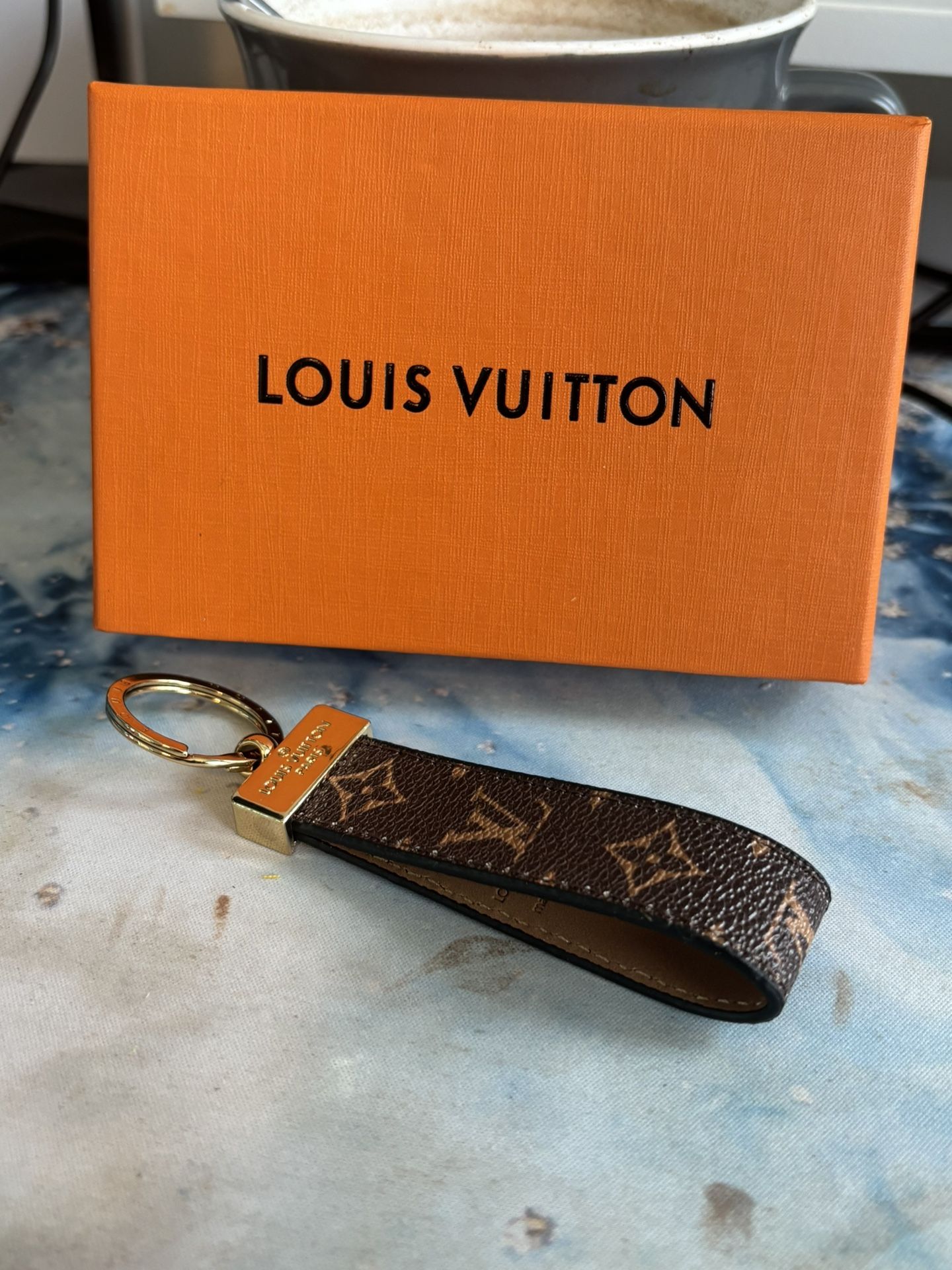 Designer Brown Keychain