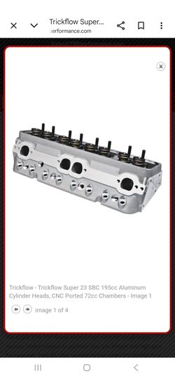 Chevy trick flow aluminum heads