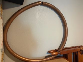Large Rounded Copper Pipe