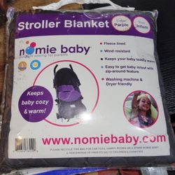 Nomie Baby Stroller Blanket for Infant Carseat Size Purple
