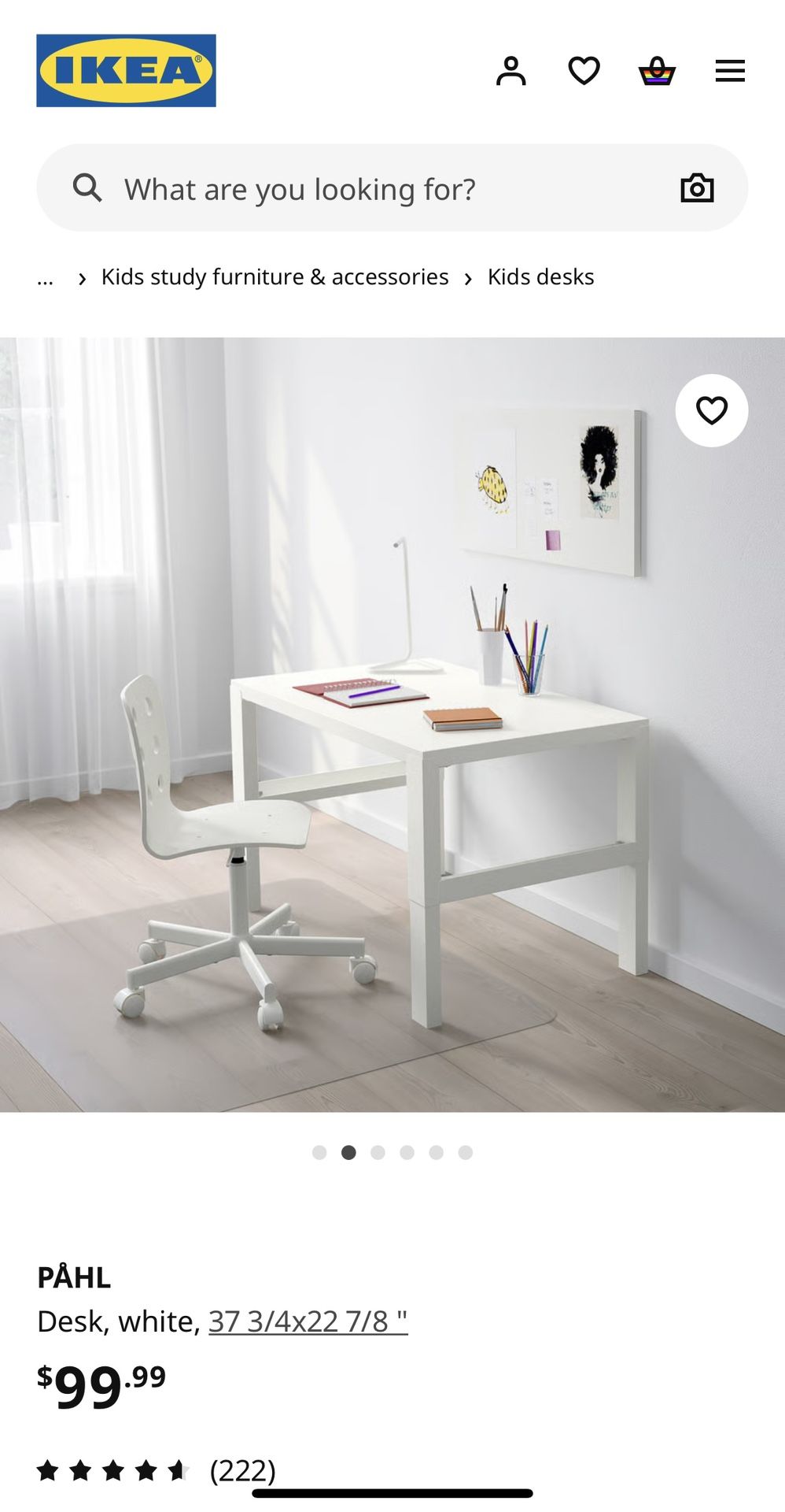 Ikea Kids Desk