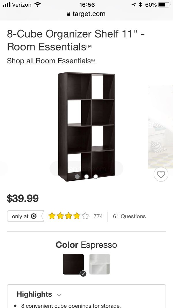8 Cube Organizer Room Essentials From Target For Sale In